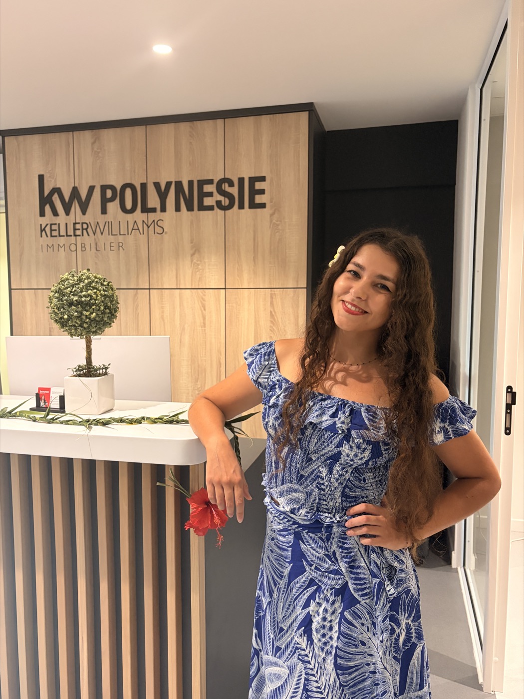 Mathilde KW Polynésie, conseillère immobilière à Tahiti
